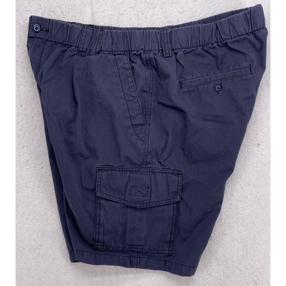 Tommy Bahama Men's XL Navy Blue Relax Cargo Shorts 100% Cotton Elastic Waist 38 - Picture 7 of 9